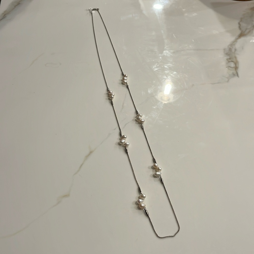 Silpada euphoria sterling silver pearl necklace N2974